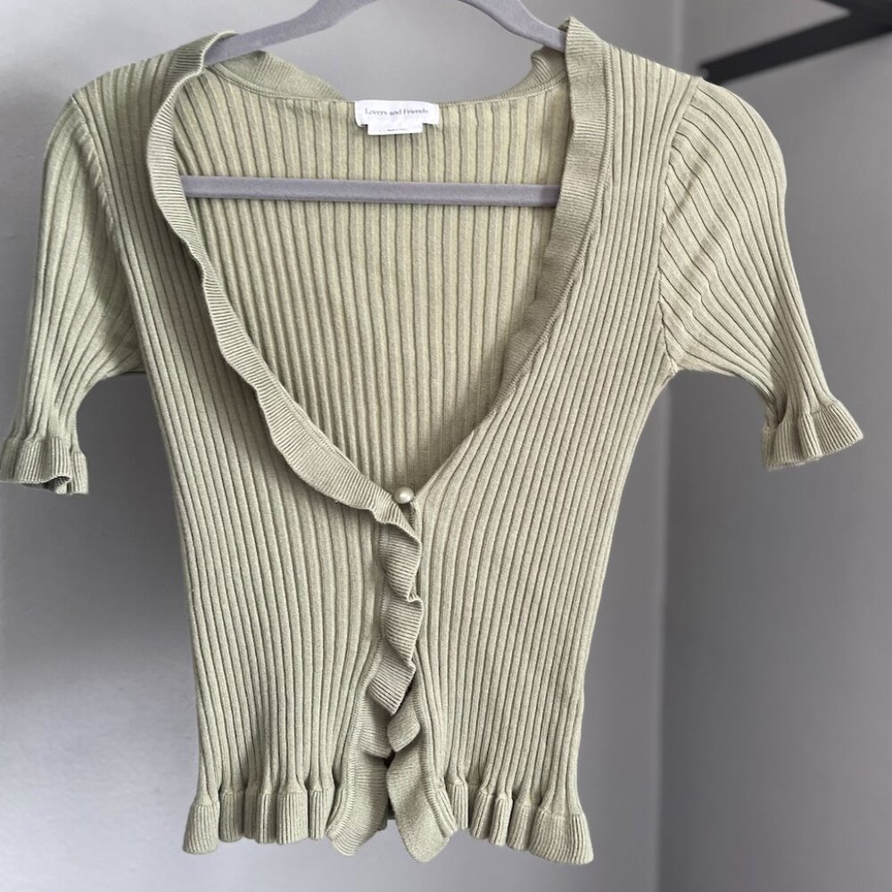 Lovers and Friends Carissa Ruffle Sweater